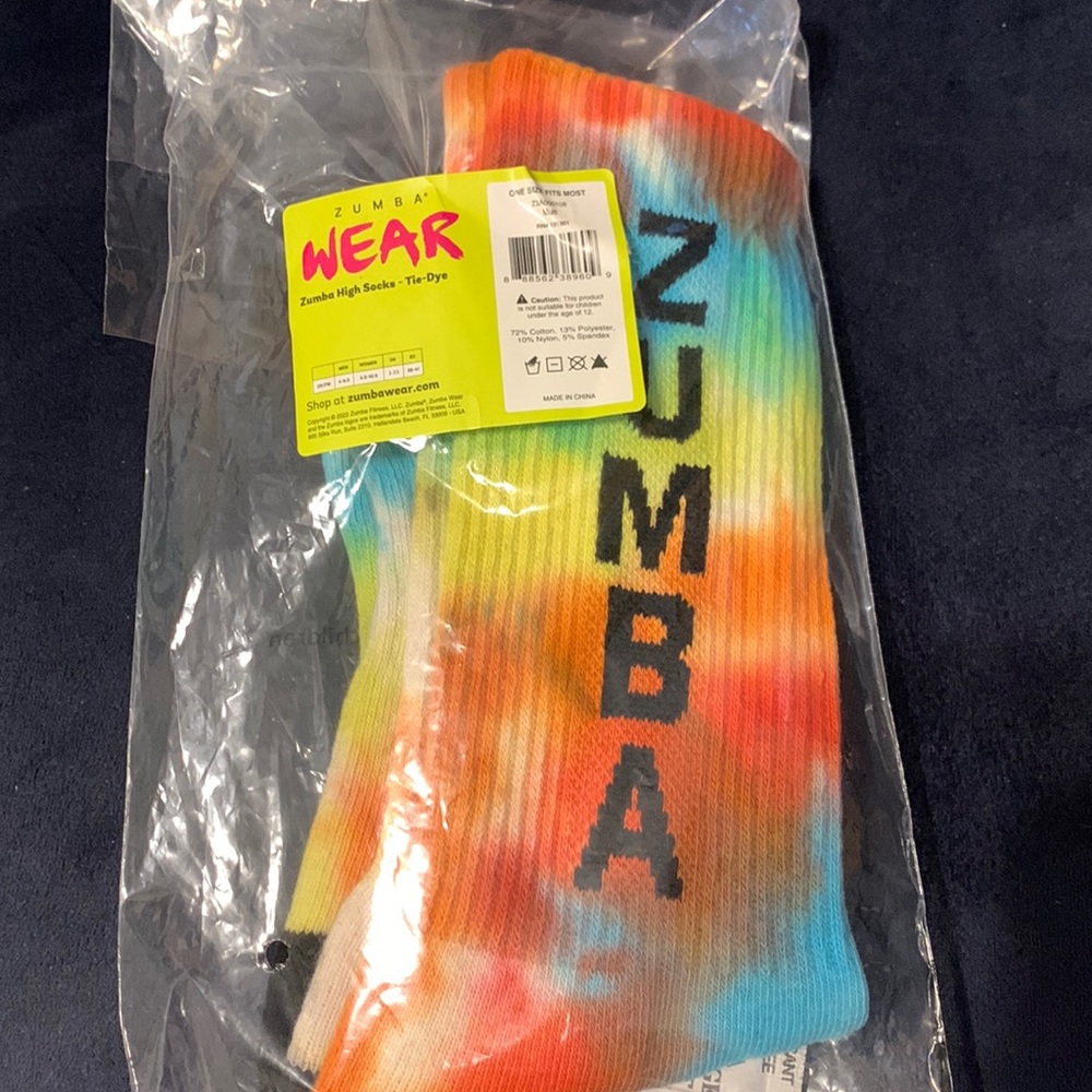 Zumba High Socks - Tie-dye.